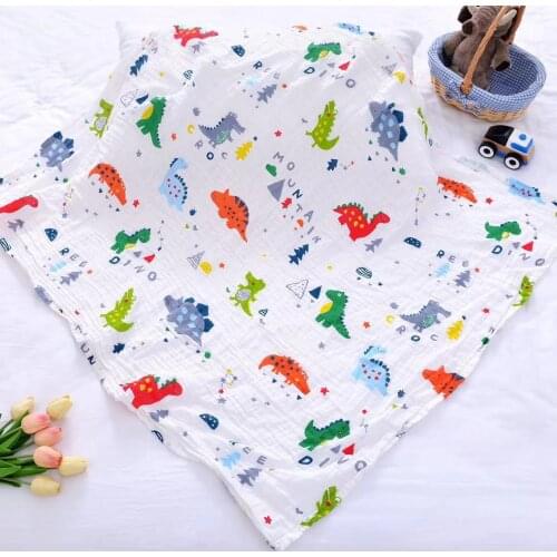 120cm*110cm Swaddle Blanket Diaper Baby Blanket Gauze Muslin Blanket 120 Baby Blankets Newborn Blanket Swaddle Cotton