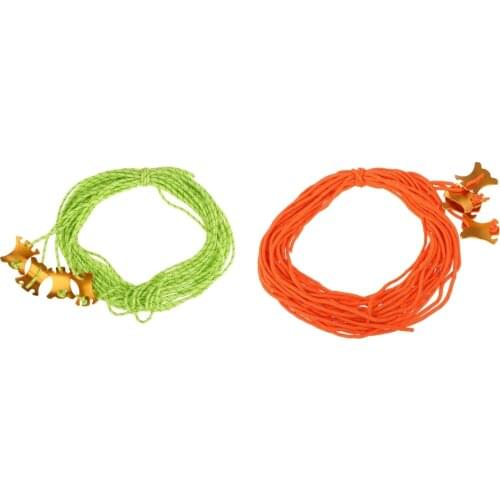 4 Pieces 4m Reflective Tent Guide Rope Guy Line Cord with Adjusters for Rain Tarps Tents Sun Shelters Canopy Awning