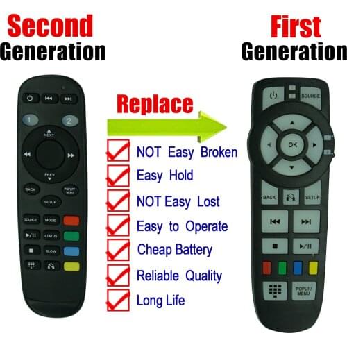 Remote Control For CHRYSLER Town and Country Headphones U-Connect UConnect Wireless Car Audio System