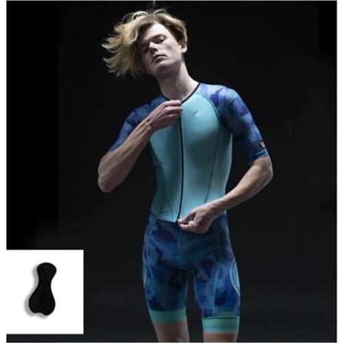 Mens Anti-shrink OEM Sublimation Printing Jumpsuit Cycling Jersey Suits, Cool Max Short Sleeve Skin Suit, Triathlon Jumpsuit