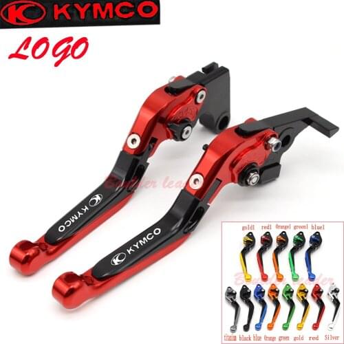 CNC Motorcycle Brakes Adjustable Foldable Extendable Clutch Brake Lever Set Fit For KYMCO DOWNTOWN 125/200/300/350