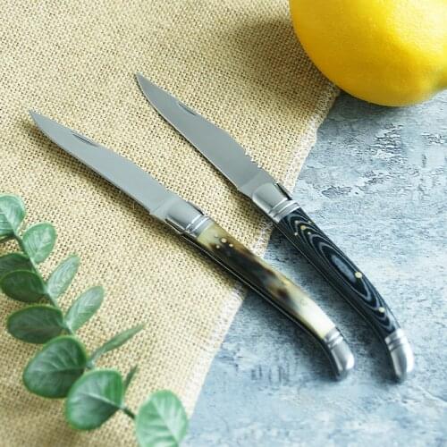 Outdoor Camping Folding Knife Self-defense Portable Camping Tool Household knife Kitchen Cook Steak Cutlery Fruit Utensils