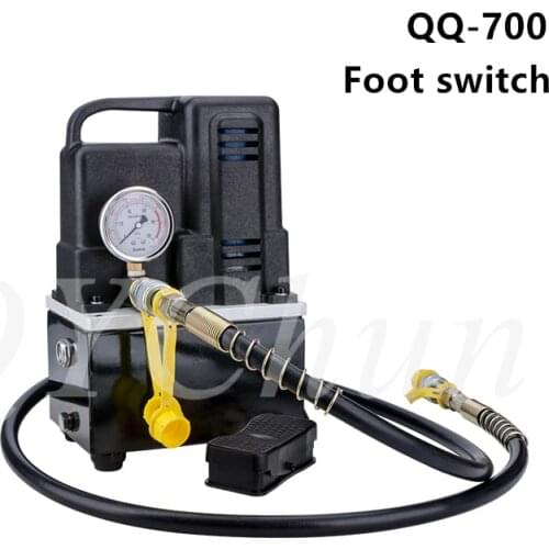 QQ-700 High quality hydraulic pump Portable hydraulic oil pump Ultra high pressure electric pump 1.2KW 2L