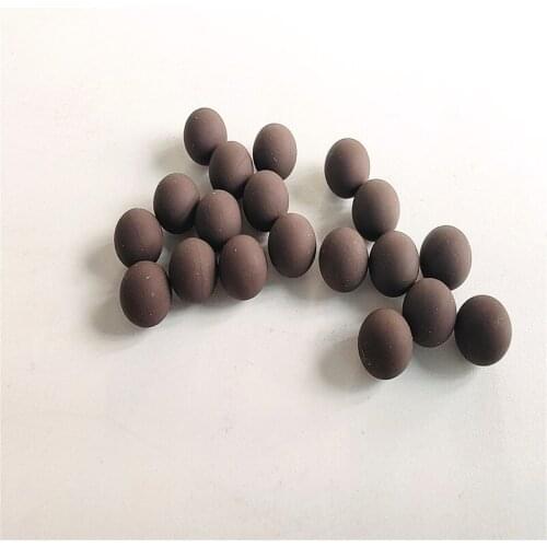 50-100PCS diameter 3.27mm-12.7mm black Fluorous Rubber ball FKM rubber sealing rubber ball without seam Seamless rubber ball