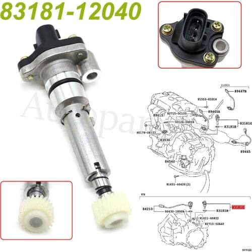 Transmission Output Sensor Vehicle Speed Sensor 83181-12040 For Toyota Camry Corolla Avalon Rav4 Lexus ES300 For Chevrolet Geo