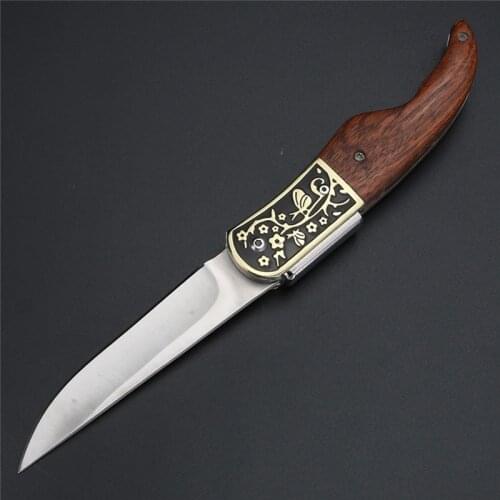 High Quality Damascus steel 57HRC Steel 5Cr15 Blade Folding Pocket Tactical Survival Camping Knives EDC Tools Tactical Knifes