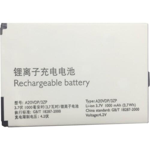 High quality Replacement Battery Authentic A20VDP/3ZP 1000mAh For Philips F533 X332 CTF533 CTX332 Battery