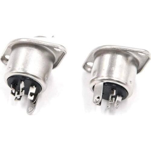 4-Core Connector Chassis Mount DIN Socket And Matching 4 Ways Applications Range With Of Suitable For A Plug S9A4