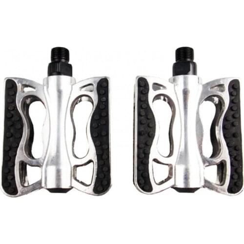 White Aluminum Alloy Portable And Easy To Install 1 Pair Ultra-light Non-Slip Aluminum Alloy Mountain Bike Bicycle Foot Pedals