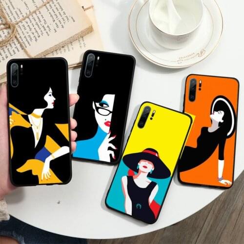 Luxury fashion Paris London model Phone Case For Huawei Honor NOVA inova Y 4 5 6 7 8 9 A C E X I v 20 30 s p II pro PLAY lite