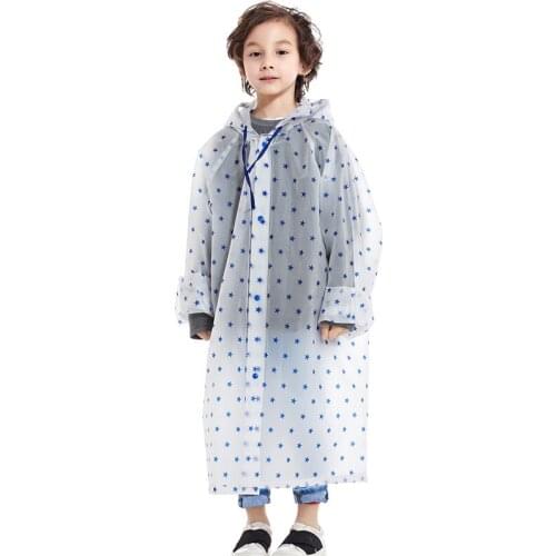 Yuding Raincoat Hooded Kindergarten Girls Pupils Kids Students Boys Backpack Waterproof Poncho Children Raincoat with Schoolbag