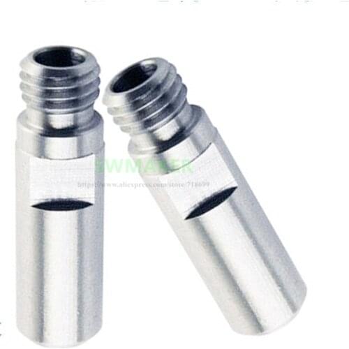 2pcs Wanhao MK10 throat Tube stainless steel M7 for Wanhao i3 / PLUS / D4 / D6 / D9 3D Printers high quality