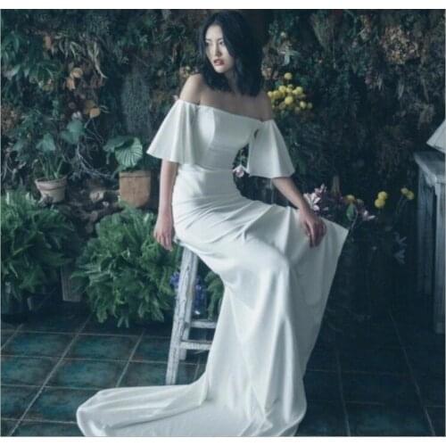 HSDYQ HOME Sleeveless Wedding Dresses