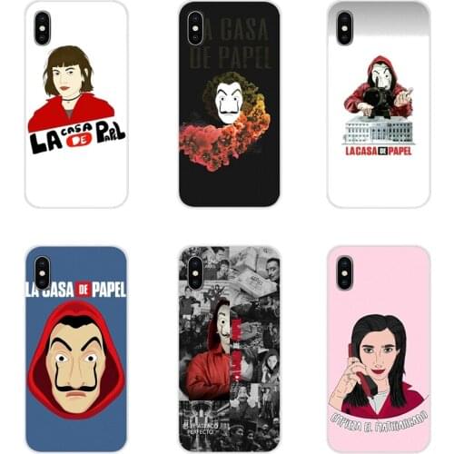 Spain TV La Casa de papel For Motorola Moto X4 E4 E5 G5 G5S G6 Z Z2 Z3 G G2 G3 C Play Plus Accessories Phone Shell Covers