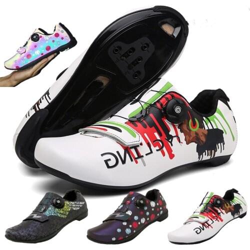 MTB Cycling Shoes Men Self-locking Racing Road Bike Shoes Outdoor Zapatillas Ciclismo Professional Mountain Bicycle Sneakers