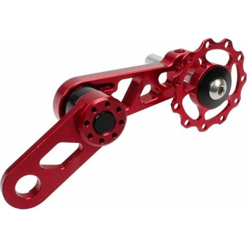 Litepro Single Speed Folding Bike Elliptical Chainring Aluminum Alloy Chain Zipper With Guide Wheel Rear Derailleur Chain