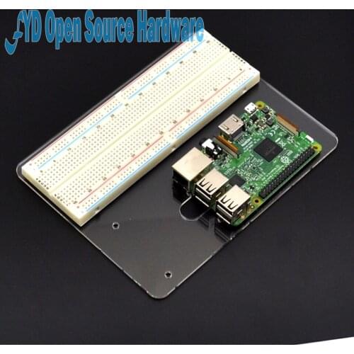 Raspberry pi 3 + UNO-R3 MEGA328P CH340G expansion board Acrylic Experimental Platform