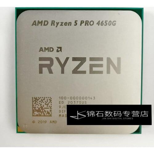 AMD Ryzen 5 PRO 4650G 3.7 GHz Six-Core Twelve-Thread 65W CPU Processor L3=8M 100-000000143 Socket AM4