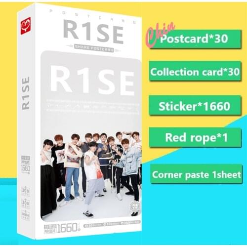 R1se Group Zhai Xiaowen He Luoluo Zhou Zhennan Yao Chen Zhang Yanqi Liu Ye Ren Hao Postcard Present Sticker Badge Poster