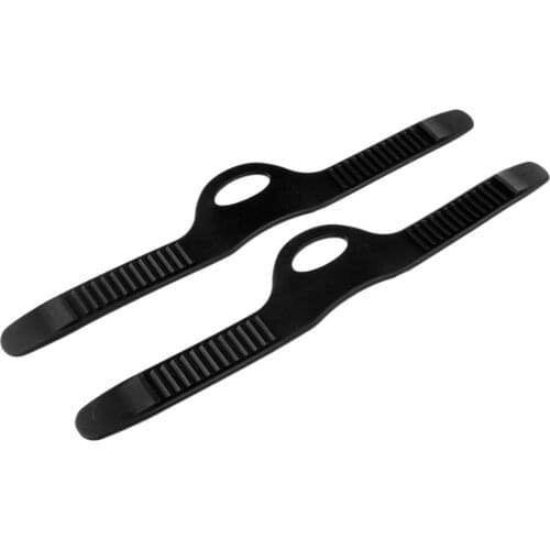 Durable Lightweight Premium Black Rubber Scuba Diving Snorkeling Free Diving Dive Swim Fin Strap Accessories S M L