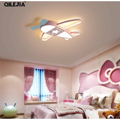 Modern LED Childrens room ceiling lamp simple modern bedroom lamp boy cartoon aircraft lamp creative personality LED lamps