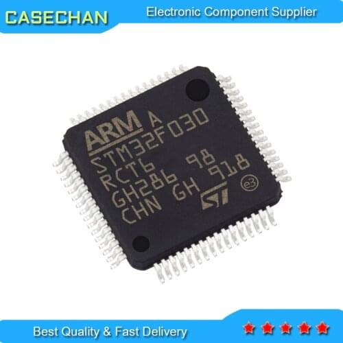 STM32F030 RCT6 QFP64 STM32F030RCT6 QFN STM32F030RC STM STM32F new and original IC chip