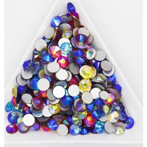 Mix AB Colors SS3~SS30 Non Hotfix Rhinestone стразы Flatback Glass Stone Nail Rhinestones Diamond For DIY Nail Decorations