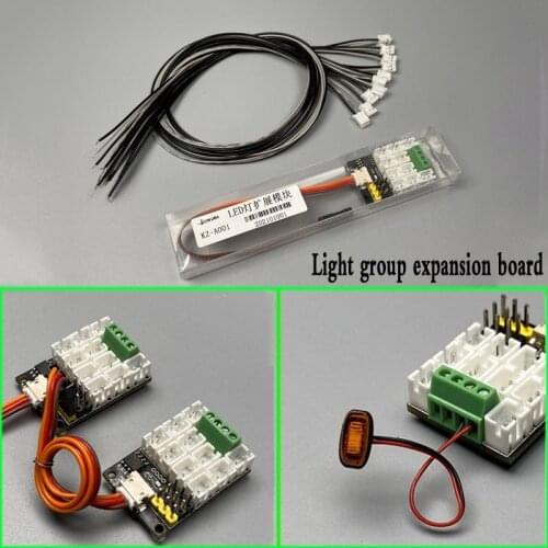 Light Set Expansion Board for 1/14 Tamiya RC Truck Trailer Tipper Car Excavator Construction Machinery Diy Parts