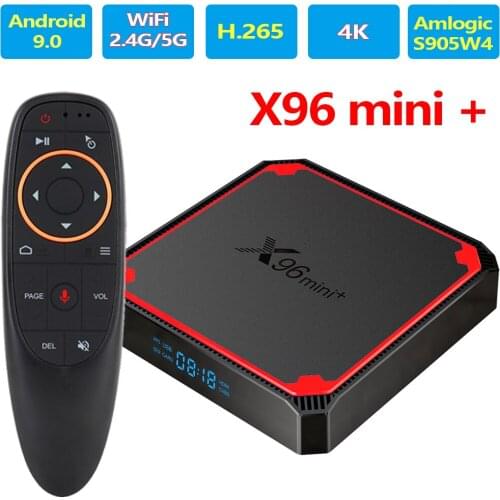 Set Top Box 2021 New X96 Mini Plus Media Player S905W4 Android 9.0 H.265 HEVC 2.G/5G 100M LAN 802.11AC