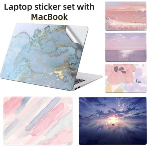3D Print Cartoon Protective Decal Stickers Laptop Skins for Macbook Pro 13 M1 2020 A2338 Air 13 A2337 A1466 A1278 16 inch A2141