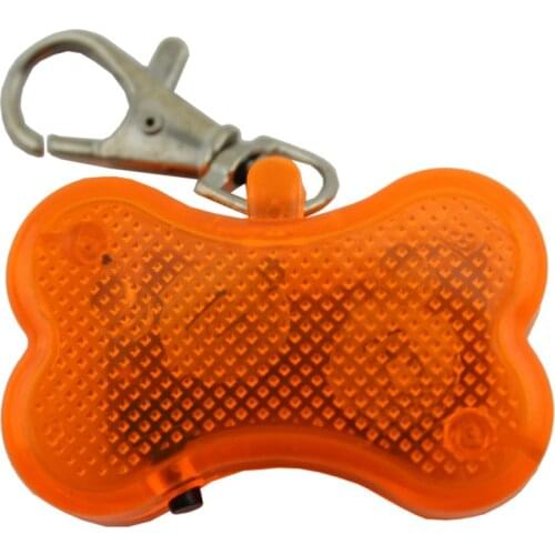 1Pcs Nice Pet Collars Pet Supplies Dog Tag Pendant Safety LED Luminous Plastic Pendant Anti lost Pendant Pet Decoration