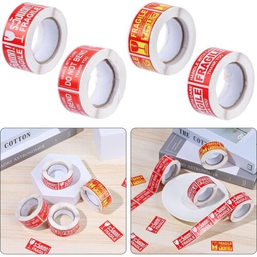 250Pcs/Roll Fragile Warning Label Stickers Please Handle With Care Sealing Tape Special Tag For Goods Shipping Express Label