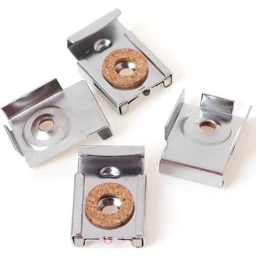 4PCS/Set Easy Install Square Bathroom Multifunctional Durable Mirror Clips Adjustable Bedroom Hanger Spring Loaded Wall Bracket