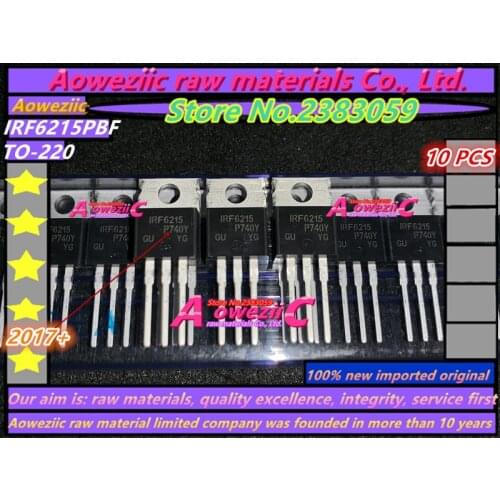 Aoweziic 2017+100% new imported original IRF6215PBF IRF6215 TO-220 MOS tube 150V 13A