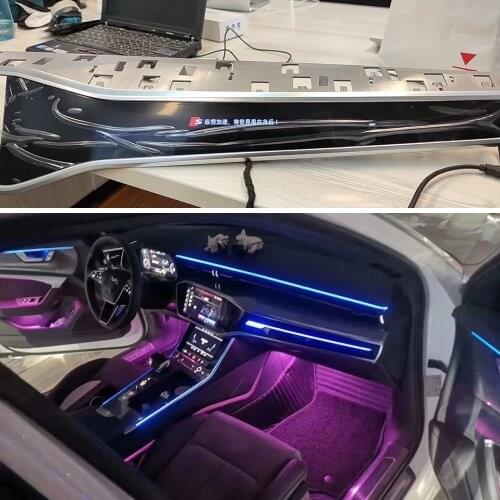 Android car instrument dashboard display for Audi A6 A7 C8 copilot multimedia display screen Movie Video