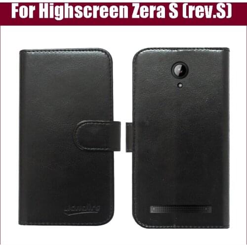 Highscreen Zera S rev.S Dedicated Luxury Flip Leather Card Holder Case Cover For Highscreen Zera S rev.S Smartphone Six Colors