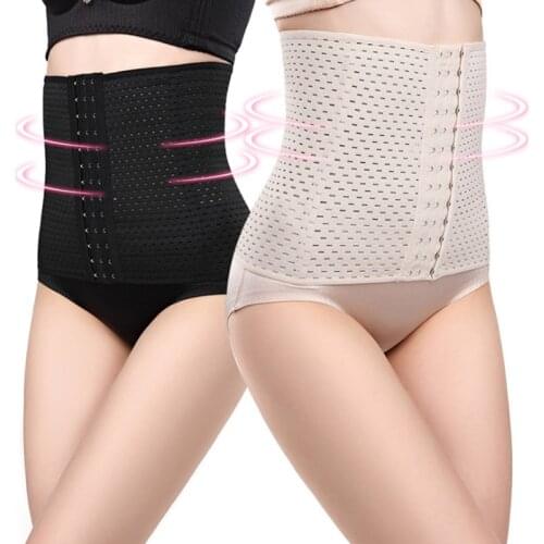 Black Steel Bone Latex Waist Trainer Women Binders And Shapers Corset Modeling Strap Body Shaper Colombian Girdles Slimming Belt