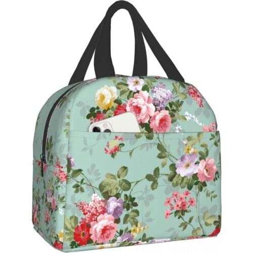 Flower Easily used as lunch bag, picnic bag, sundry bag or shopping bag Flowerbento lunch bags for women