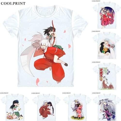 InuYasha Takahashi Rumiko T Shirt Inuyasha A Feudal Fairy Tale Men Casual TShirt Premium T-Shirt Printed Short Sleeve Shirts