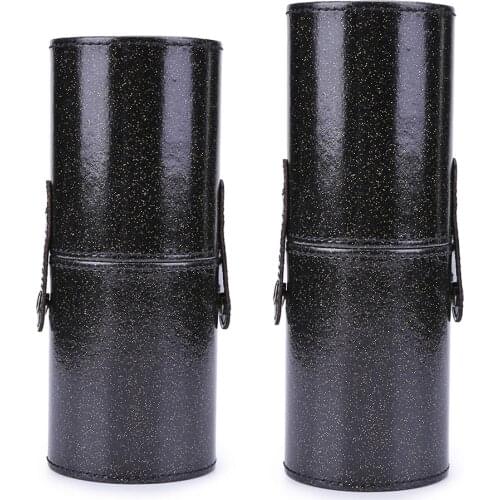 PU Leather Makeup Storage Holder Cosmetic Cup Case Box for Makeup Brush Pen high quality Holder Storage Empty Holder