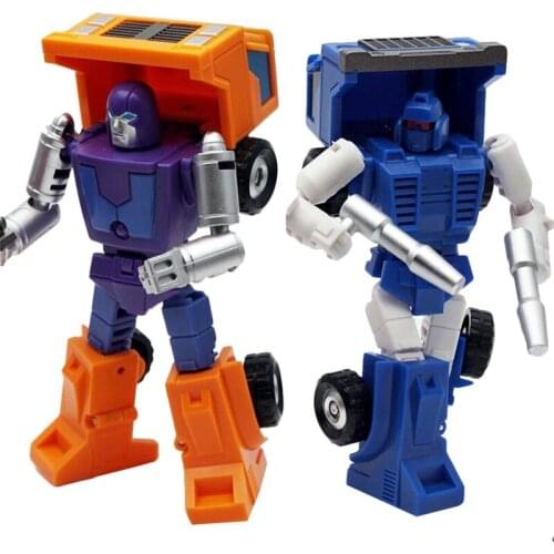 MFT MS-02 MS02 Huffer MS-03 MS03 Pipes G1 Transformation Action Figure Model ABS Deformation Car Robot Collecting Toys Figma