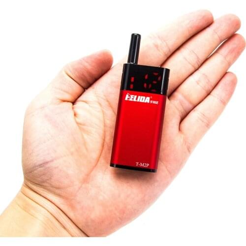 1PCS mini HELIDA walkie talkie T-M2P 25 channel Comunicador radio frequency machine 400-520mhz two way radio