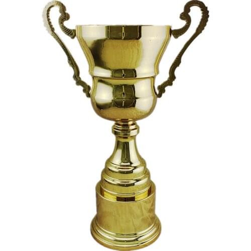 Low price in stock Trophy High quality plating gold trophy hot sales chepa big game gold sports Trophy