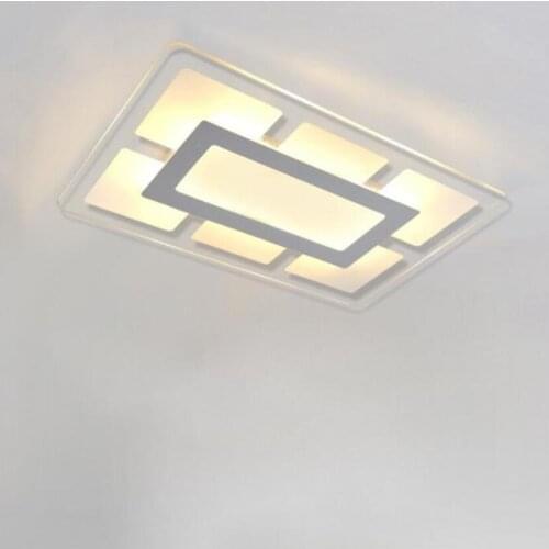 New ultra-thin led Chandeliers led lamps led lighting trichromatic dimming remote control chandelier led lustre pendant Z20