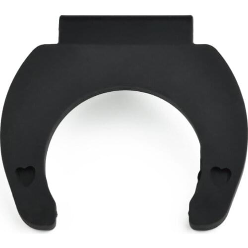 Single Baseball Bat Display Hanger Holder Wall Mount Rack Stand Protected Black