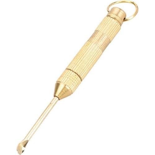 4 in 1 Multifunction Opener Screwdriver Mini Metal Earpick Ear Cleaners Keychain