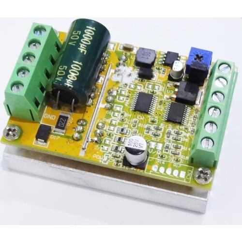 380w 3 Phases Brushless Motor Controller board(No/without Hall sensor) BLDC PWM PLC Driver Board DC 6-50V