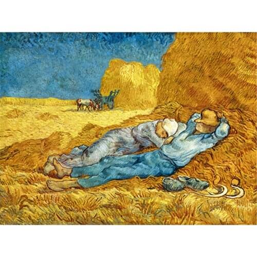 Landscape Van Gogh Printed 11CT Cross-Stitch Complete Kit Embroidery DMC Threads Handicraft Painting Needlework Decor