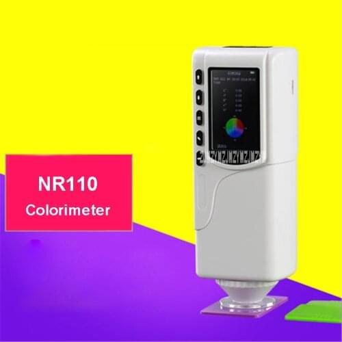 NR110 Portable Color Analyzer Colorimeter High-precision Paint Coating Color Meter 3.7V 3200mAh Rechargeable Colorimeter 220V