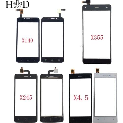 Mobile Touch Screen Panel For DEXP Ixion X4.5 X140 X245 X355 Touch Screen TouchScreen Digitizer Panel Front Glass 3M Glue Wipes